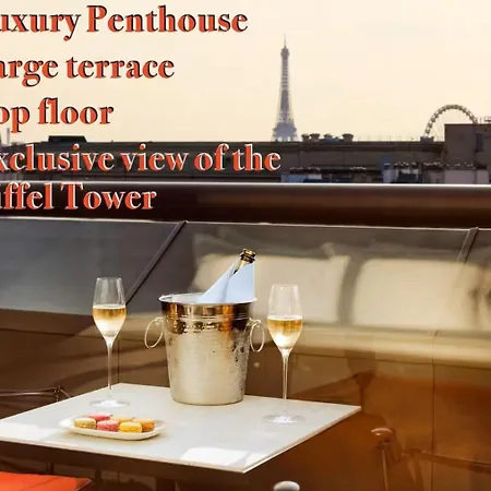 Penthouse - Eiffel Tower View - Porte De Versailles - Parking Apartmán Issy-les-Moulineaux