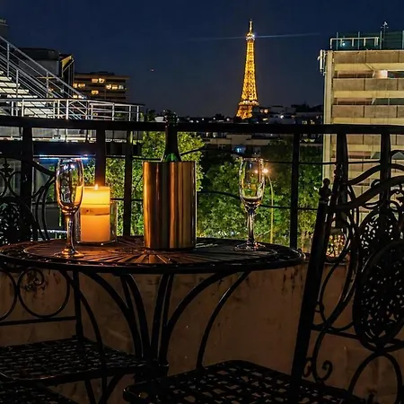 Penthouse - Eiffel Tower View - Porte De Versailles - Parking Issy-les-Moulineaux